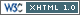 This page validates as XHTML 1.0 Transitional